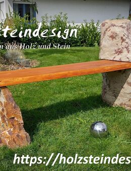 Bank, Gartenbank, Sitz-Gelegenheit, Steinbank, Holzbank, Garten - Argenthal