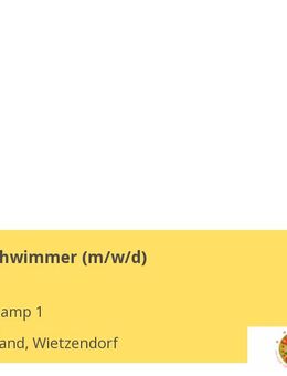 Rettungsschwimmer (m/w/d) - Wietzendorf