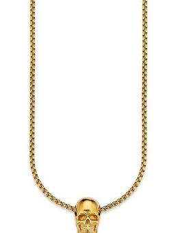 Bruno Banani Kette mit Anhänger Schmuck Geschenk Halskette Scull Totenkopf, Venezianerkette