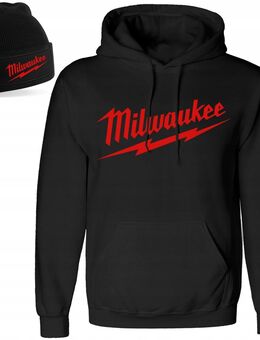MILWAUKEE PREMIUM Kapuzenpullover Hoodie Sweatshirt Pullover Pulli Herren & Mütze im Set Set54362 - Wuppertal