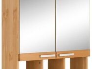 Home affaire Spiegelschrank JOSIE Breite 60 cm, aus Massivholz, verstellbarer Einlegeboden, Metallgriffe