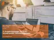 IT-Projektmanager (m/w/d) - Schwerpunkt Testmanagement - Schweinfurt