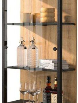 fif möbel Vitrine OPTIMA Standvitrine, Vitrinenschrank, Glasvitrine, Sammlervitrine