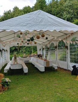 5x10m Profi-Partyzelt PVC Seitenhöhe 2,6m 500g/m2 - Bad Bramstedt