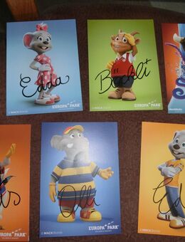 EUROPAPARK Autogrammkarten / NEU - Duisburg