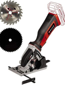 Einhell Akku-Mini-Handkreissäge TE-CS 18/89 Li-Solo Power X-Change (18 V, Li-Ion, 2500 min-1, 28 mm Schnitttiefe, 89 mm Sägeblattdurchmesser, ohne Akku und Ladegerät) Set 34251 - Wuppertal