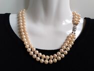 Majorica Perlencollier / Perlenkette, 8 mm-Perlen, 46 cm - Hamburg