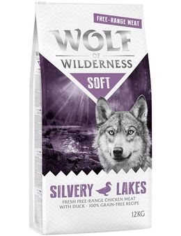 Wolf of Wilderness "Soft - Silvery Lakes" Freiland-Huhn & Ente - getreidefrei - 1 kg MINI