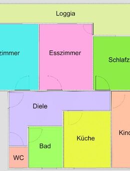sehr schön geschnittene 4 – Zimmer Wohnung mit Balkon und Tiefgaragenstellplatz in 72218 Wildberg - Wildberg (Baden-Württemberg)
