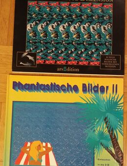 3D Die Dritte Dimension / Phantastische Bilder II (2 Bücher) - Krefeld