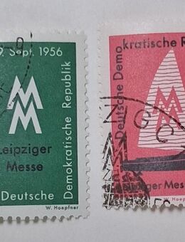 DDR 1956 Leipziger Herbstmesse Satz komplett gestempelt - Görlitz