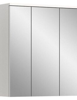 INOSIGN Spiegelschrank CAPRI, Breite 63 cm, 3 Spiegeltüren mit Soft-Close-Funktion, 9 Fächer Badschrank, Schrank, Hängeschrank, Spiegel