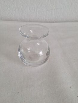 Kleine Glas Vase Dekovase Höhe 7,5cm Durchmes - Essen