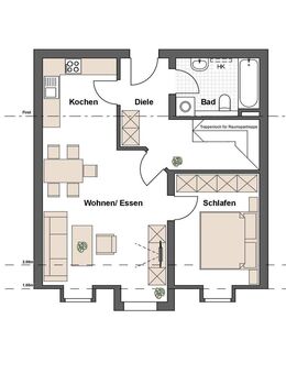 3-Zimmer-Wohnung im Herzen von Neuendettelsau! - Neuendettelsau