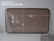Original Wohnwagenfenster ca 88,3 x 56 Polyplastic Roxite PMMA 43R - 001745 V-X/B (ca BJ 1990-2000) - neue Lagerware mit Kleber-Resten - Sonderpreis - Festeinbaufenster - Schotten Zentrum