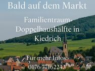 Bald auf dem Markt: Familientraum-Doppelhaushälfte im familienfreundlichen Kiedrich - Kiedrich