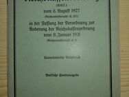 Reichskassenordnung RKO 06.08.1927 amtliche Ausgabe histori uralt - Hamburg Wandsbek