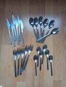 Besteckset Besteck Messer Gabel Löffel einfach Metall in 72074