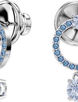 Swarovski Paar Ohrstecker Constella Pavé Attract Drop Circle, mit Swarovski® Kristall