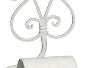 Ambiente Haus Toilettenpapierhalter Antik, weiß