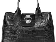 Cluty Henkeltasche, echt Leder, Made in Italy