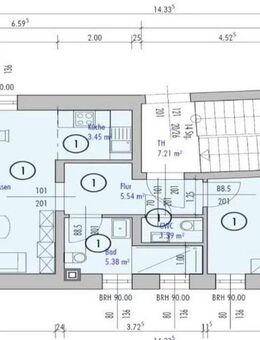 Helle möblierte EG-Wohnung in Roth mit Top-Lage - ab 3 Monat mietbar - Roth (Bayern)