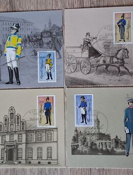 DDR 1986 Historisches Postuniformen komplett gestempelt - Görlitz