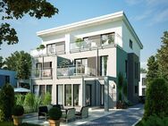 Dreigeschossige Doppelhaushälfte mit zwei Balkonen und 170qm - Neu bauen mit Festpreisgarantie! - Ranstadt