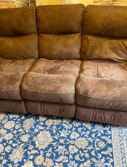 Sofa /Großes 3+2 Sofa in Braun - Supersoft & Mega-bequem - Hamburg Wandsbek
