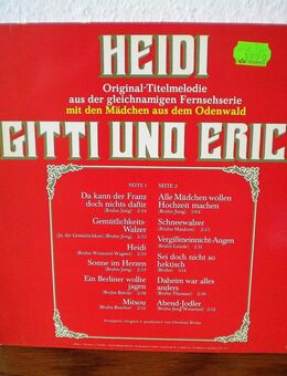 Gitti und Erica-Heidi-Vinyl-LP,1977 - Linnich