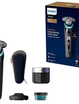 Philips Elektrorasierer Series i9000 Prestige XP9200/30, integrierter Präzisionstrimmer, mit SkinIQ Technologie, inkl. Ladestand, Reiseetui