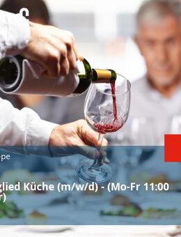 Teammitglied Küche (m/w/d) - (Mo-Fr 11:00 - 15:30 Uhr) - Vöhringen (Bayern)