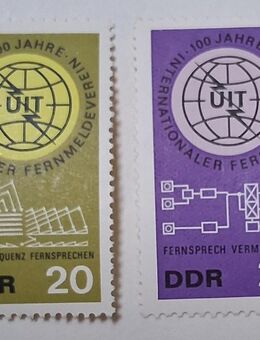 DDR 1965 100 Jahre Fernmeldeunion komplett postfrisch - Görlitz
