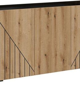 INOSIGN Sideboard SNETT, Breite: 122cm, mit Metall-Stabfüßen, 3 Türen, 3 Einlegeböden, Anrichte, Kommode, Schrank, Board, Higboard