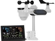 7-in-1 Wetterstation Funkwetterstation mit Außensensor 7,5" Farbdisplay RCC-Atomuhr zur Messung von Windrichtung Windgeschwindigkeit Luftdruck Innen/Außentemperatur und -feuchtigkeit Mondphase Set3414 - Wuppertal
