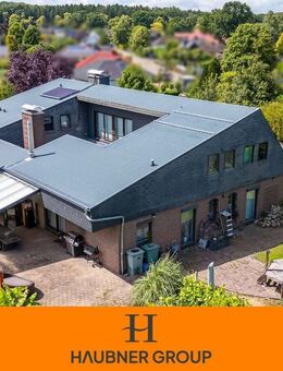 Stil trifft Natur - Außergewöhnliche Villa mit Innenhof, Teichidylle und Waldareal - Loxstedt