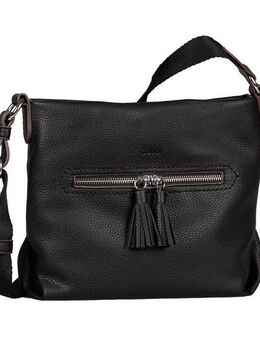 Gabor Umhängetasche Anthina, aus weich genarbtem Lederimitat mit dekorativem Quastendetail