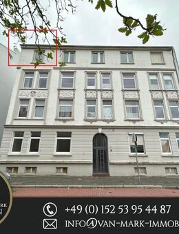 Etagenwohnung 3.OG mit Balkon in der Frederikenstr.55 mit 2 Zimmer und 54 m² - Wilhelmshaven