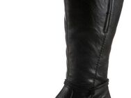 Rieker Reißverschlussstiefel, Langschaftstiefel, Blockabsatz, Vario-Schaft und 2 Reißverschlüssen