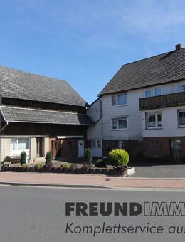 Wohnhaus mit Scheune und Werkstattgebäude - Schwarzenborn (Hessen)
