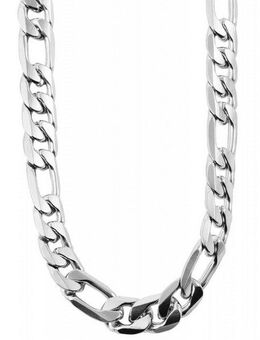 Adelia´s Kette ohne Anhänger Neuheit 2025 - Unisex Edelstahl Figarokette Halskette