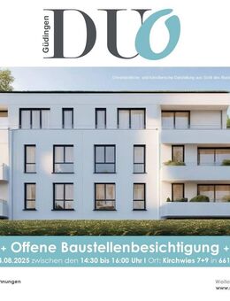 **** OFFENE BAUSTELLENBESICHTIGUNG **** SONNTAG, DER 24.08.2025 VON 14:30 BIS 16:00 UHR. - Saarbrücken