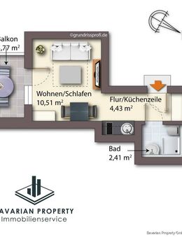 1-Zimmer-Wohnung in Siegsdorf/Hammer - Siegsdorf
