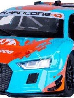 Jamara Spielzeug-Auto Diecast, Audi R8 LMS blau inklusive Batterien, LED Licht, Maßstab 1:24