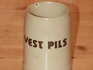 Vest Pils Bierkrug Steinzeug Steingut Keramik 0,25 L sehr alt Rarität - Borken
