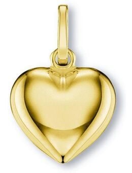 ONE ELEMENT Kettenanhänger Herz Herz Anhänger aus 333 Gelbgold, Damen Gold Schmuck Herz