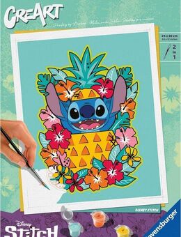 Ravensburger Malen nach Zahlen Disney Stitch, Made in Europe