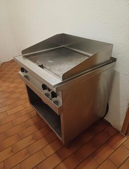 Elektro-Grillplatte glatt für Gastronomie – mit offenem Unterbau - Lautertal (Odenwald)