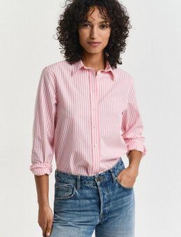 Gant Hemdbluse REG POPLIN STRIPED SHIRT mit einer kleinen Logostickerei auf der Brust