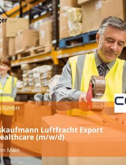 Speditionskaufmann Luftfracht Export (m/w/d) Healthcare (m/w/d) - Frankfurt (Main)